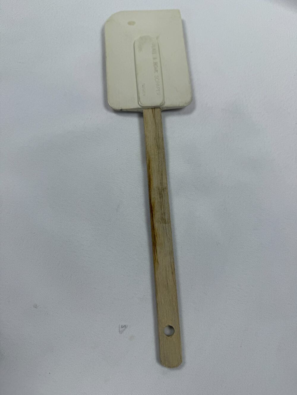 Vintage Halco Plate Bowl Scraper Spatula 12 Kitchen Tool Taiwan Farmhouse